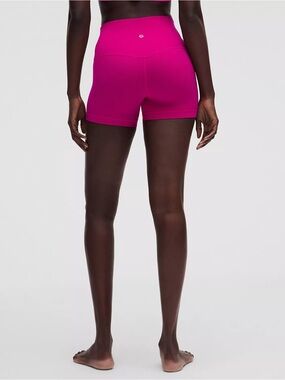 lululemon athletica High-Rise Pink Flare Bike Shorts